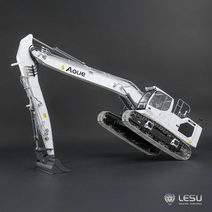 LESU 1/14 Engineering Remote Control Hydraulic Model CNC 7-way Directional Valve Aoue-945 Long Arm Excavator BA-B0034