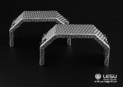 1/14 Truck Tamiya Tractor Sand Plate LS-20160901-A2 Mud Dump Truck Stainless Steel Front Wheel Fender