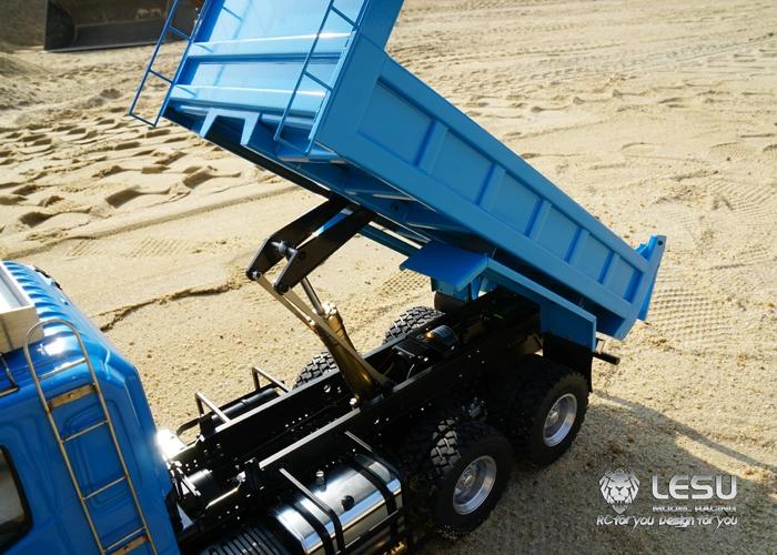 LESU 1/14 Tamiya dump truck DIY modified model accessories truck 6X6 subbeam L-201