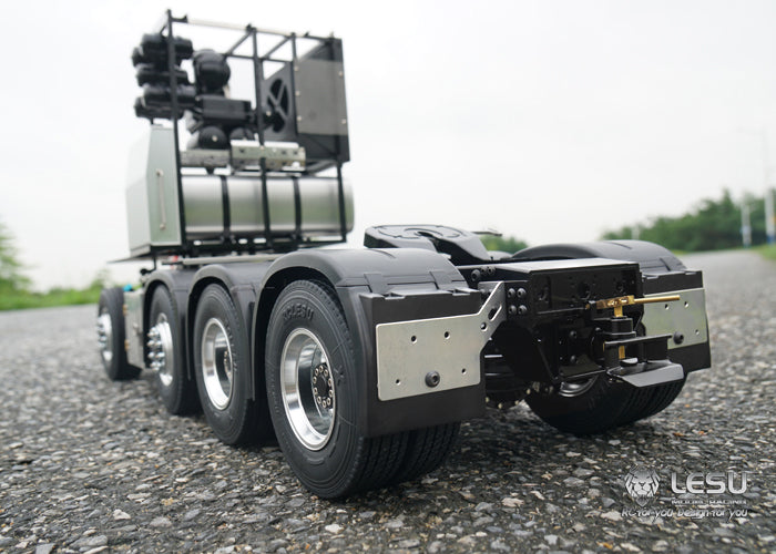LESU 1/14 Tamiya Benz 1851 3363 Heavy Duty Tractor Truck Model Toy Full Drive 8X8 Chassis