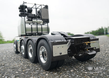 LESU 1/14 Tamiya Benz 1851 3363 Heavy Duty Tractor Truck Model Toy Full Drive 8X8 Chassis