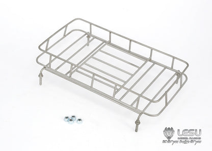 LESU 1/14 RC Truck Cab Metal Stainless Steel Canvas Frame G-6127 for Tamiya Mud Truck Model Toy Upgrade Modification DIY Parts