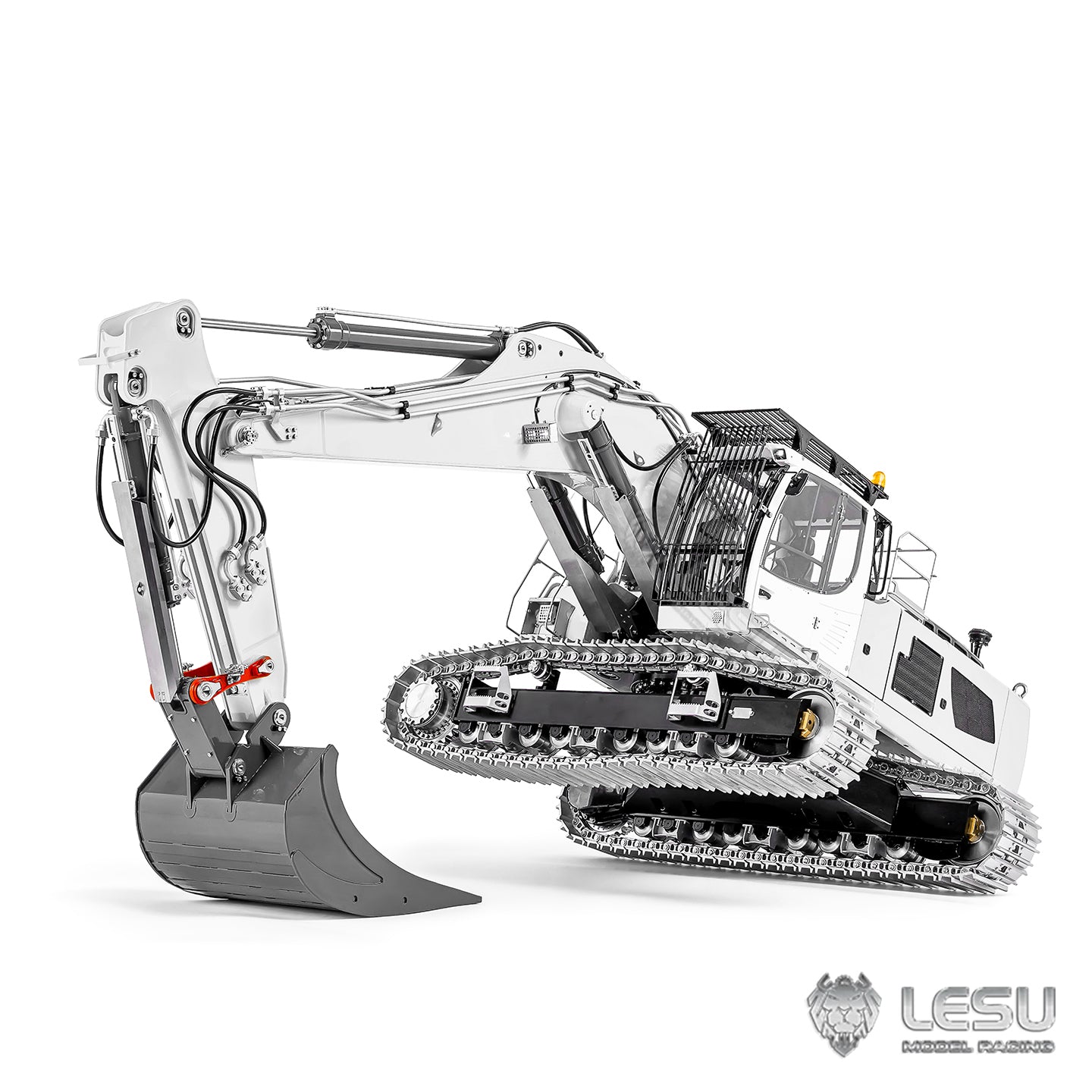 1/14 Hydraulic R956 Two-Section Arm Excavator Model BA-B0039 Motor Drive Version Dual Pump 6 Valve LESU