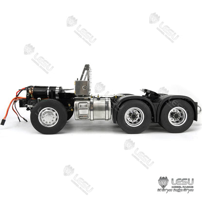 LESU1/14 Tamiya Truck MAN TGS Full Metal 6X4 Tractor Chassis Toy Model