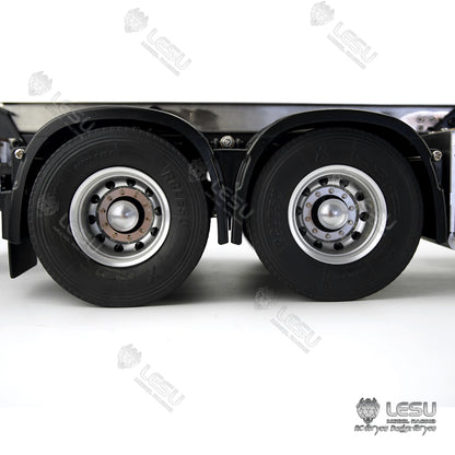1/14 truck toy aluminum alloy front wheel hub wide tire W-2053 Tamiya tractor universal modified model accessories