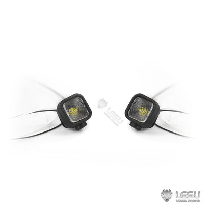 LESU 1/14 Engineering Truck Simulation Spotlight Headlight LED Light S-1323 DIY Modified Accessories Model