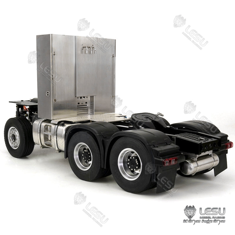 LESU 1/14 Tamiya Truck Toy 3363 1851 Tractor Full Metal 6X6 Chassis