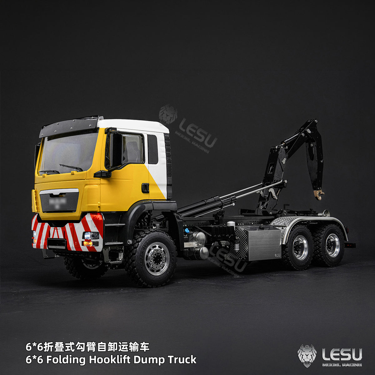 1/14 TGS 6×6 Folding Full‑Dump Roll‑Off Truck, 1‑Pump 5‑Spool Valve V2.0, LESU LS‑Z0102