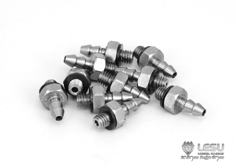 Hydraulic model modified stainless steel precision elbow straight oil nozzle M3-3 nylon oil pipe 3*2MM installation