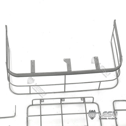 LESU 1/14 PC360 construction excavator cab body metal guardrail