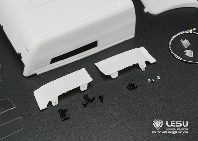 1/14 truck toy TGX car shell metal chin pump bumper Tamiya mud tractor accessories car model