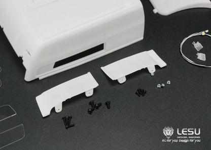 1/14 truck toy TGX car shell metal chin pump bumper Tamiya mud tractor accessories car model