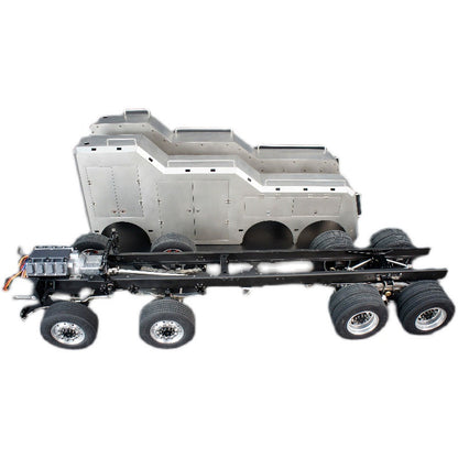 8x4 chassis (specially designed for JX rescue vehicle 2.0) JXmodel Tamiya tow truck, 2-speed gearbox, locking differential