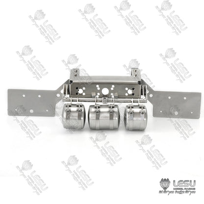 Tamiya tractor toy tail beam tail light rack three gas tank set L-1030 1/14 truck universal modified LESU