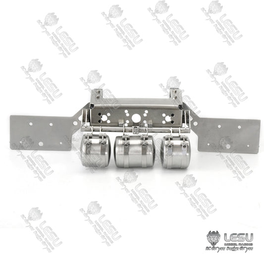 Tamiya tractor toy tail beam tail light rack three gas tank set L-1030 1/14 truck universal modified LESU