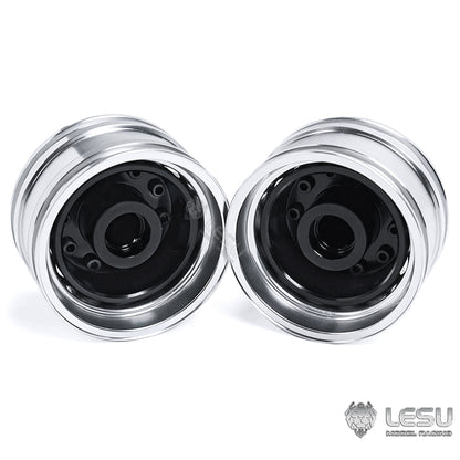 1/14 truck model toy aluminum alloy simulation front wheel hub W-2018-C modified Tamiya accessories LESU