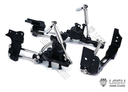 1/14 simulation truck model Tamiya modified accessories X-8022-A steering axle shock absorber airbag suspension LESU