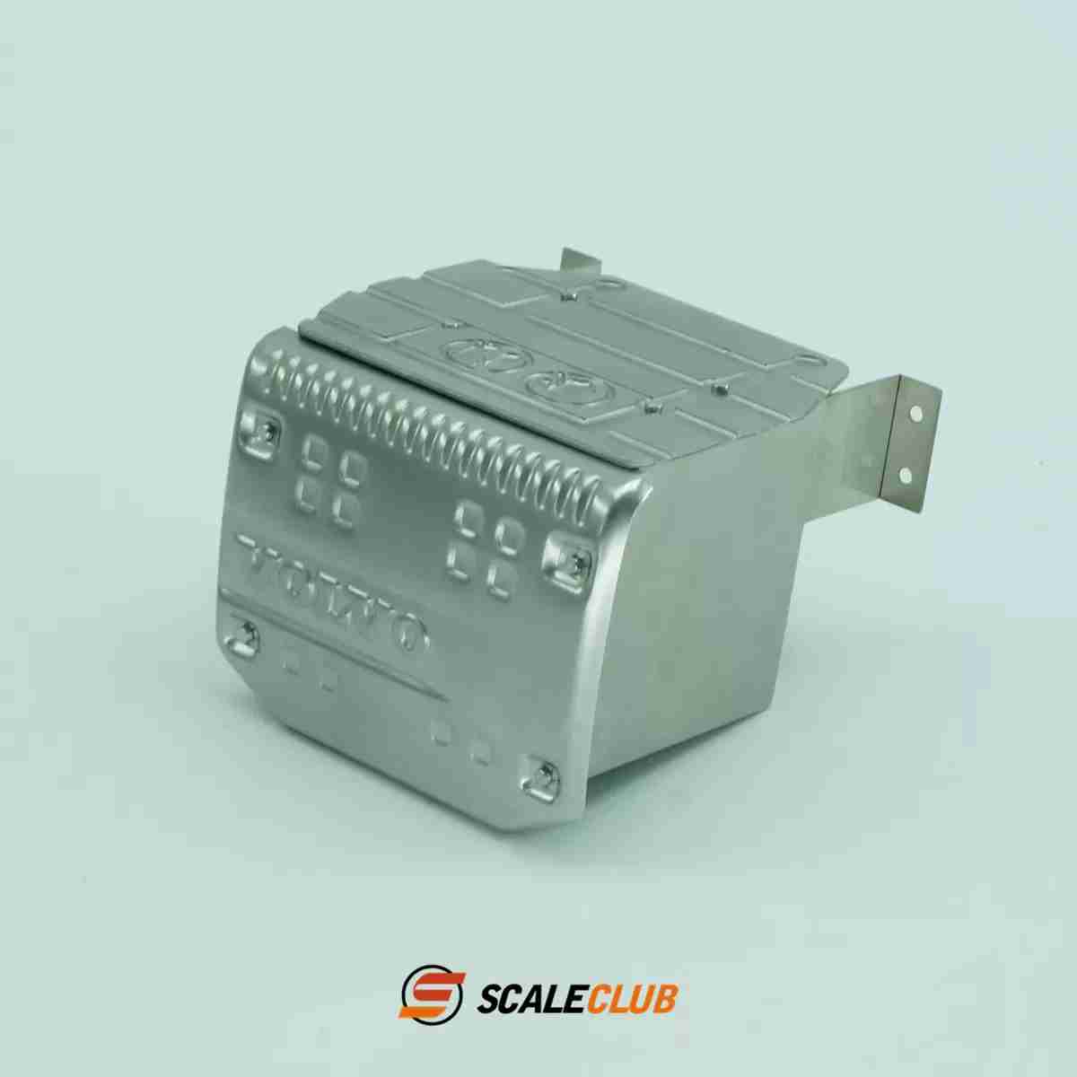 scaleclub 1/14 Tamiya Volvo truck upgrade exterior decorative accessories metal exhaust tank exhaust box