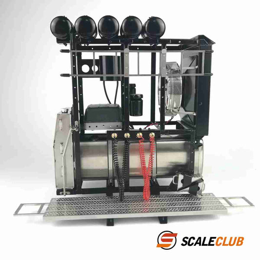 Scaleclub Metal Stainless Steel Equipment Rack SBJ-BZ-1 for 1/14 Tamiya LESU 1851 3363 RC Heavy Duty Towing Truck Model Parts