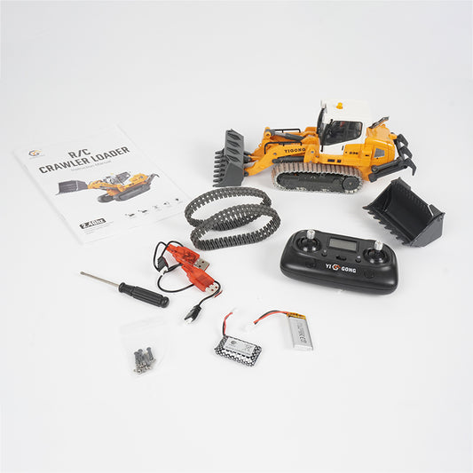 1/50 636 Electric Crawler Loader Engineering Vehicle RTR Playable Version with Light and Sound Set