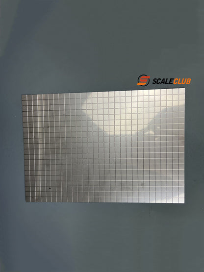 SCALECLUB Truck Climb Trailer Truck Remote Control Simulation Model Stainless Steel Tread Plate Anti-Skid Plate