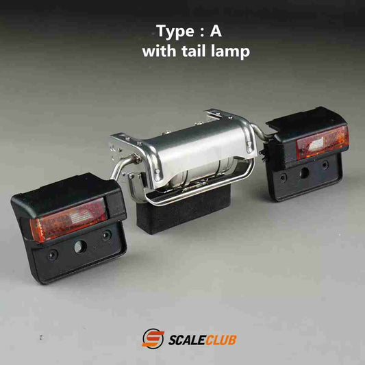 Scaleclub Tamiya 1/14 tractor Scania MAN gas tank tail beam taillight bracket