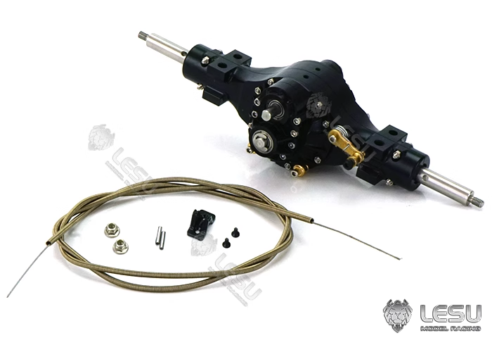 1/16 truck tractor DIY German bruder axle upgrade 10003 rear through bridge differential lock version LESU model