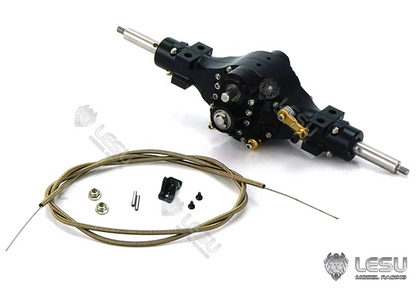 1/16 truck tractor DIY German bruder axle upgrade 10003 rear through bridge differential lock version LESU model