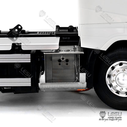 Tamiya 1/14 truck model FH-16 truck exhaust tank with width indicator light G-6225 stainless steel LESU