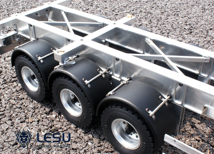 LESU1/14 Tamiya truck Maersk semi-trailer model 20 feet 40 feet trailer container chassis frame trailer