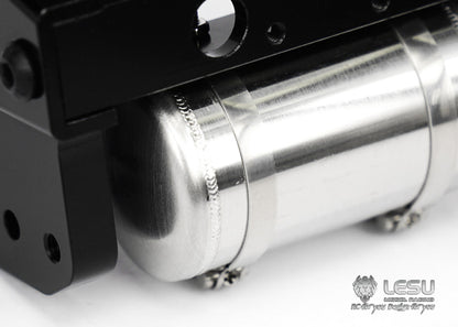 LESU G-6121 1/14 Tamiya trailer truck model head and tail beam tail wing metal gas tank DIY modified accessories car model GLKU