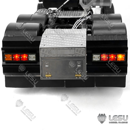 1/14 truck truck model toy FH16 tail beam tail light tool box set S-1278 Tamiya tractor LESU