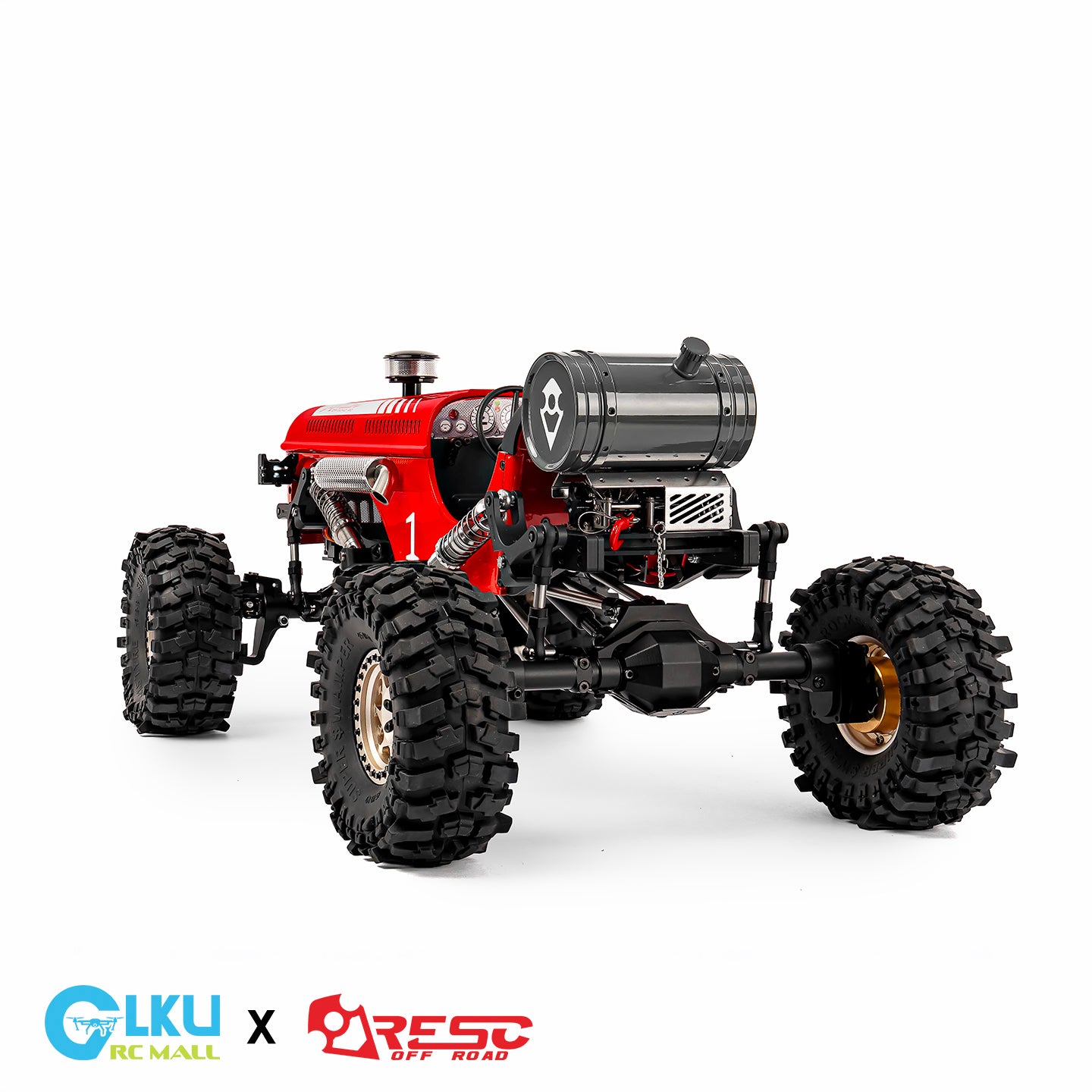Aresc TG-1 Rock Crawler MK1330 Vintage Tractor 1/10 Scale Full Metal CNC Precision Machined