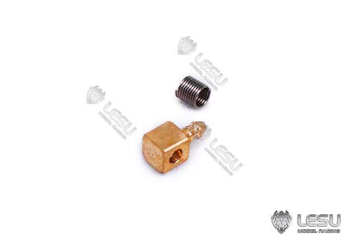 LESU engineering machinery model hydraulic components Y-1533 copper tube welding straight bend nozzle excavator metal accessories