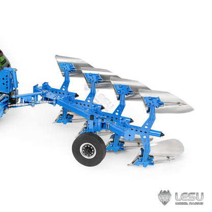 LESU 1/14 Tractor‑Compatible Hydraulic Two‑way Reversible Plow AT‑C0072, Metal Tractor Accessory