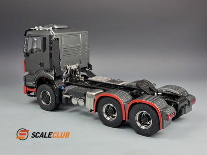 SCALECLUB 1/14 MAN TGS full metal door shell 6*6 tractor truck chassis