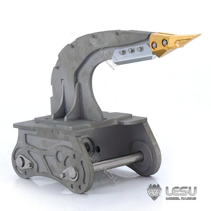 LESU 1/14 Engineering Hydraulic Excavator CAT 374F Modified Quick Release Curved Blade Ripper Attachment