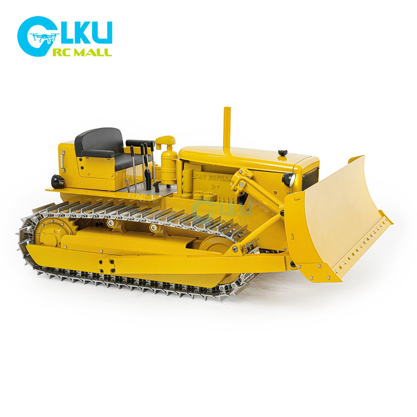MD Model 1/14 D7 Bulldozer, Alloy Bulldozer Model, Simulation Engineering Vehicle, Bulldozer