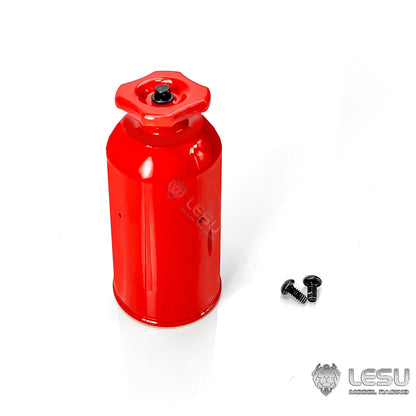 LESU 1/14 Hydraulic Remote Control Toy Heavy Backhoe Bucket Excavator Decorative Fire Extinguisher Nitrogen Bottle Metal DIY Modified Accessories