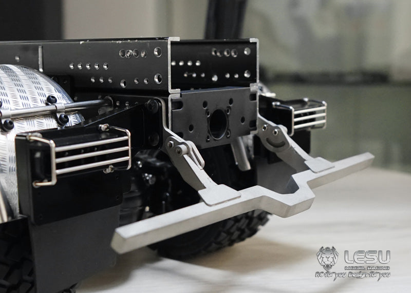 1/14 truck Tamiya mud head rear bumper H-1303 dump truck heavy trailer roll-on roll-off DIY model LESU