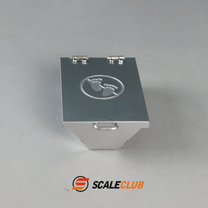 Scaleclub Metal Fender Tool Box for Tamiya LESU 1/14 RC Tractor Truck Container Truck Model Toy Upgrade Modified Parts