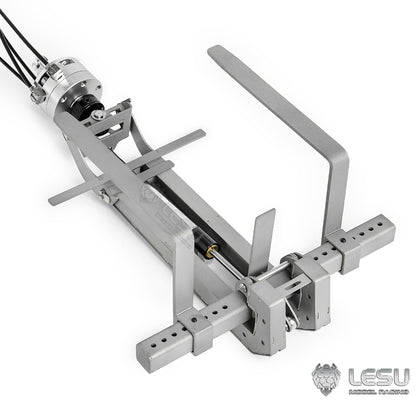 LESU 1/14 Truck Remote Control Model Metal Toy Hydraulic Truck Crane Folding Fork LS-A0048