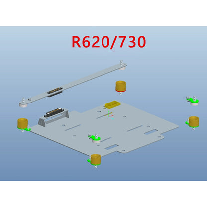 scaleclub 1/14 Tamiya tractor truck magnetic high roof kit battery modification European style