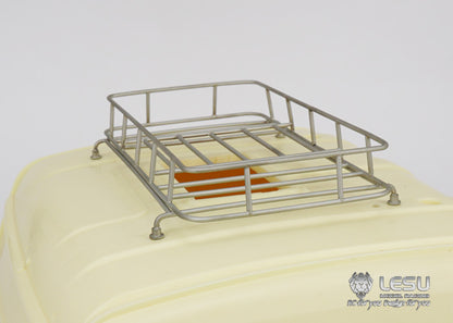 LESU 1/14 RC Truck Cab Metal Stainless Steel Canvas Frame G-6127 for Tamiya Mud Truck Model Toy Upgrade Modification DIY Parts