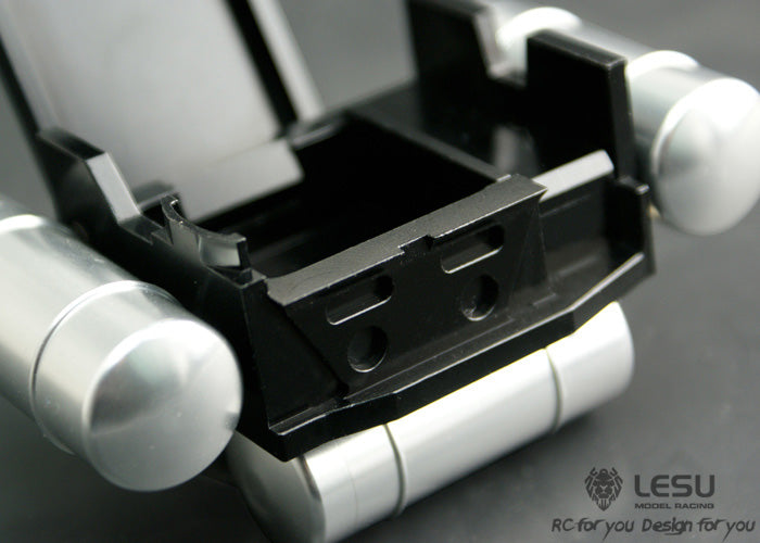 1/14 truck Tamiya tractor G-6061 simulation battery box gas tank DIY mud head modification wiring LESU