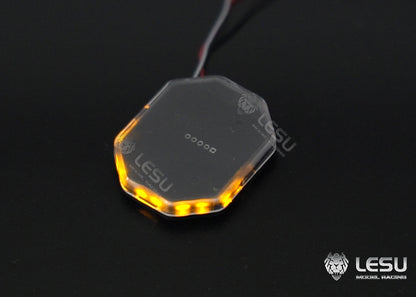 LED red blue yellow variable mode fire truck engineering warning dome light parts LESU 1/14 truck toy Tamiya tractor truck