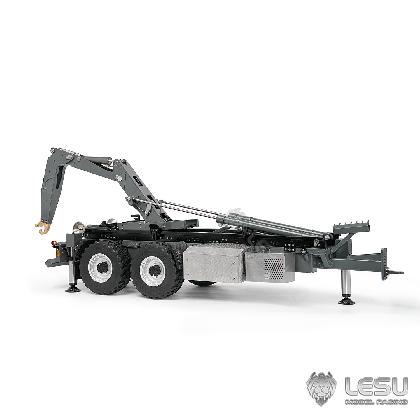 6×6 Telescopic Full‑Dump Trailer, RC Hydraulic Tipper Engineering Trailer Model, LS‑A0066‑A