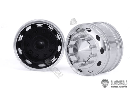 1/14 American simulation truck model toy modification upgrade CNC metal front wheel hub W-2059 Tamiya LESU