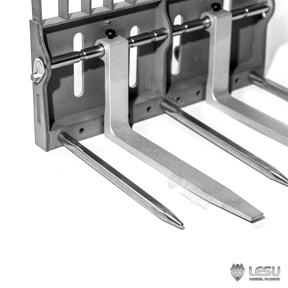 1/14 AT-C0020-B MCL8 loader adapter full metal fork bucket LESU