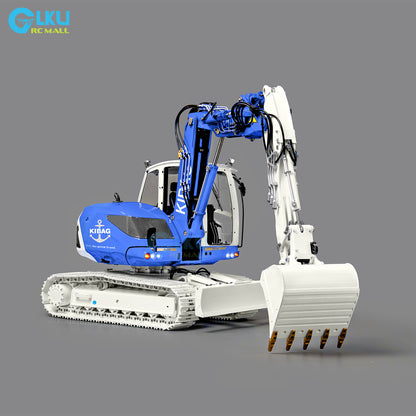 LESU Model 1/14 Dual-Pump 9-Valve MC15 Tracked 4-Arm Excavator BA-B0042
